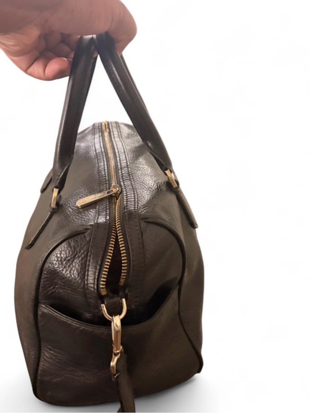 Michael Kors duffel style crossbody/handbag purse - Picture 2 of 2